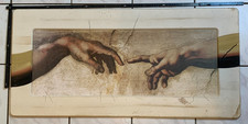 "Die Erschaffung Adams – Detail" (nach Michelangelo) – Handarbeit mit Zertifikat