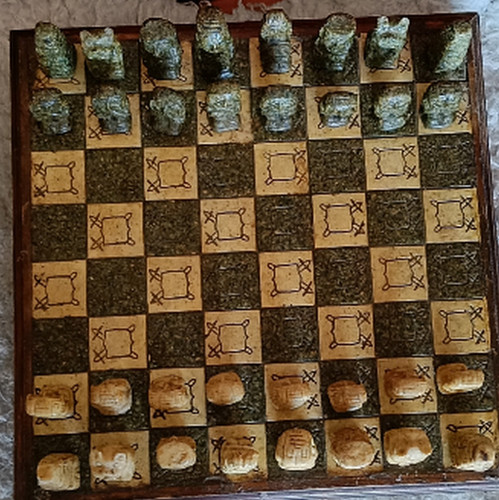 Mexikanisches schachspiel - mexikanisches,