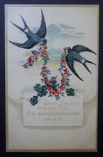 Litho Präge AK Grüße