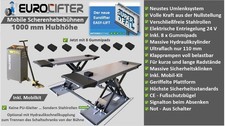 Mobile Kurzhub Scheren Hebebühne 1,00m  in 230 V EASY-LIFT  M 2800