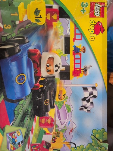 Duplo lego rennbahn 3085 - rennbahn,