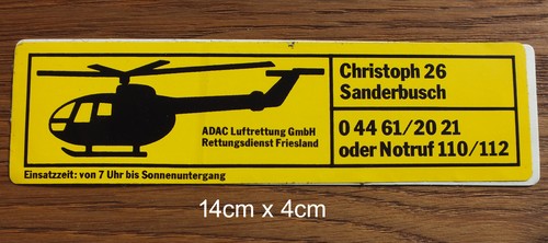Aufkleber adac luftrettung - adac,