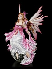 Elfen Figur auf Glaskugel -