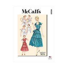 McCalls Schnittmuster M8280 - Vintage - Kleid der 50er Jahre