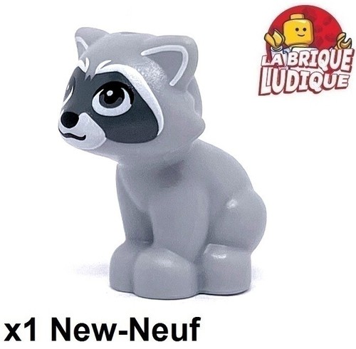 Lego tier waschbär gesicht - tier,