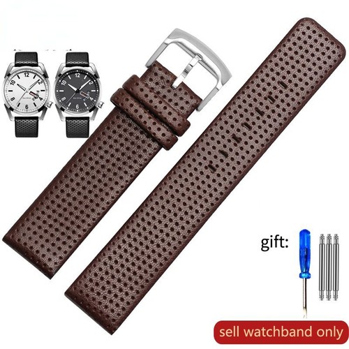 Herren echtleder uhrenarmband - echtleder,