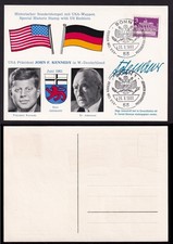 BRD Postkarte Präsident John