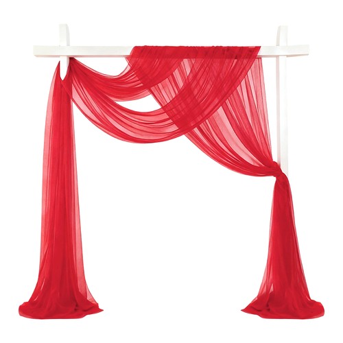Für wedding arch draping - für,
