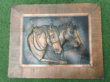 Kupferbild - Kutschpferde