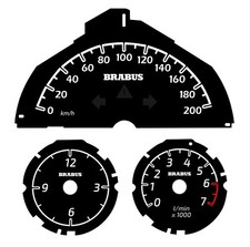 Tachoscheibe 200 für - km/h,