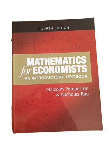 Mathematics for economists an - mathematics,
