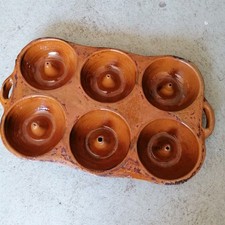 antike Backform Ton Krapfen