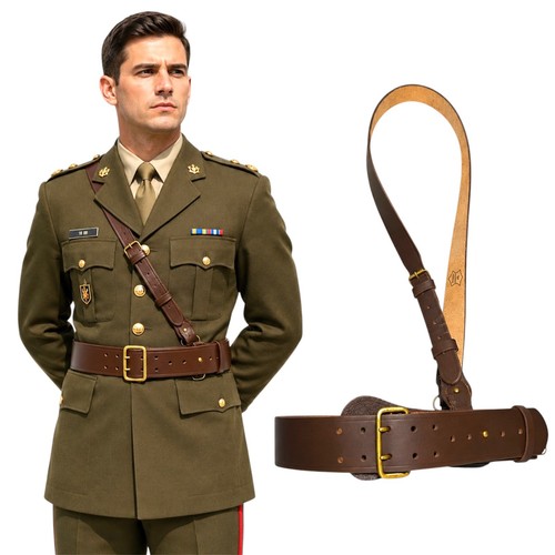 Sam browne gürtel echtleder - gürtel,