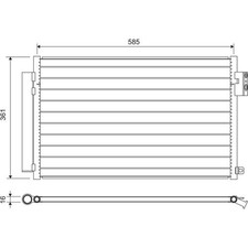 Valeo 822641 Kondensator