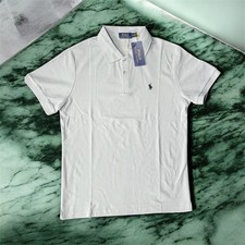 Polo Ralph Lauren Herren Polo Shirt Grau ,Größe M , Custom Slim Fit