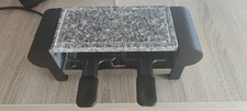 Kela Splügen Raclette Tischgrill Raclette-Grill mit Granitplatte für 2 Personen