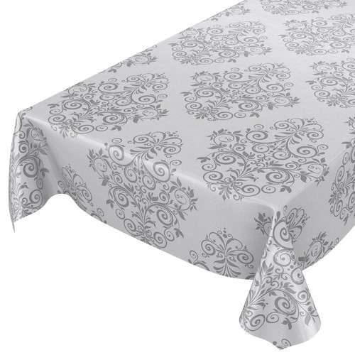 Tischdecke rankenmuster uni - tischdecke,