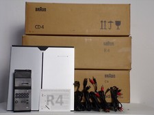 BRAUN Komplette Anlage LE Atelier HiFi R4/2 CD4/2 C4,schwarz, sehr guter Zustand