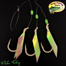 FLADEN Luminous Dorsch Vorfach Rig - Norwegen Köhler Köder System Gr 1/0 bis 7/0