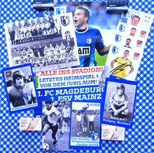 Fanpaket 1.FC MAGDEBURG-Juventus Turin+Wolfgang Steinbach 4 x Autogramme+Plakat