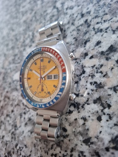 Seiko pogue 6139 6002 yellow - pogue, 6139-6002