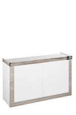 Diversa Aquarium Unterschrank Fine Line 120x40x70cm rechteck white-truffle