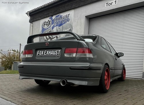 Edelstahl sportauspuff honda - ,