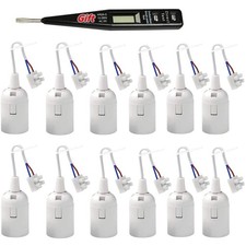 12 Stück E27 Lampenfassungen