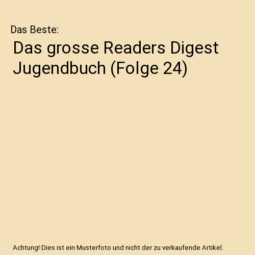 Das grosse readers digest - grosse,