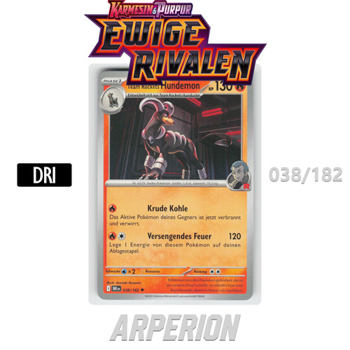 Team rockets hundemon 038 182 - rockets,