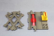 Lego Duplo Eisenbahn Richtungswechseler inkl. Stellstein & Kreuzung / Schienen