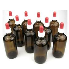 10x Sala Braunglasflasche DIN 18 Pipettenflasche Pipette weiß-rot 100 ml