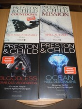 4x beste "Triller-Unterhaltung" von Preston & Child - ungel Mängelexempl.