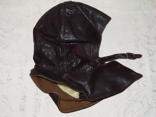 Lederhaube fliegerhaube - lederhaube,