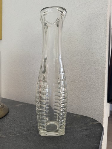Vintage glasvase - 33, cm
