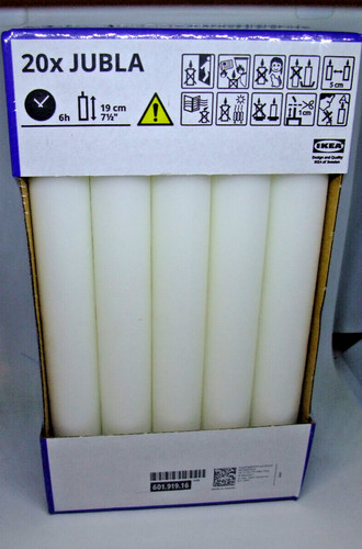 Ikea tafelkerzen weiß - ❤,