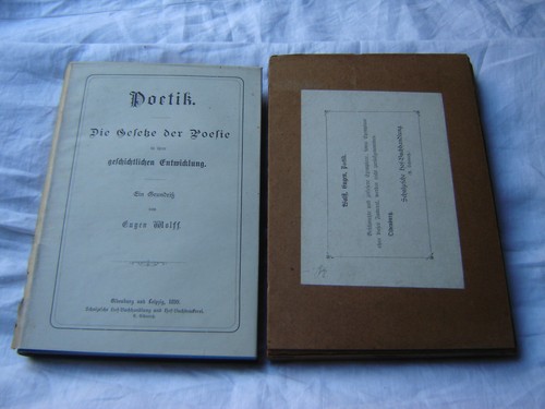 Eugen wolff poetik - wolff, 1899