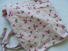 Babytuch Dreieckstuch Halstuch Baby 100% Baumwolle Blumen rosa Kopftuch Mädchen