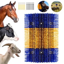 Bürsten Viehbürste Viehkratzbürste Schweinebürste Pferdebürste Kratzbürste Gelb