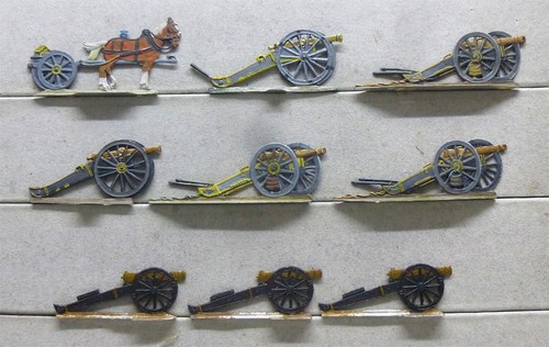 Zinnfiguren sachsen kanonen - 9,