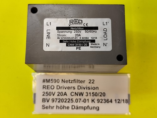 Reo 250v 20a netz entstör - 250v,