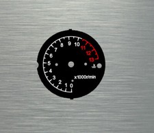 Tachoscheibe passend für Suzuki SV650N Black Gauge Drehzahlmesser Tachometer