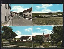 Ansichtskarte Loch, Partie mit Pfarrhaus, Hauptstraße, Haus Winterburg 