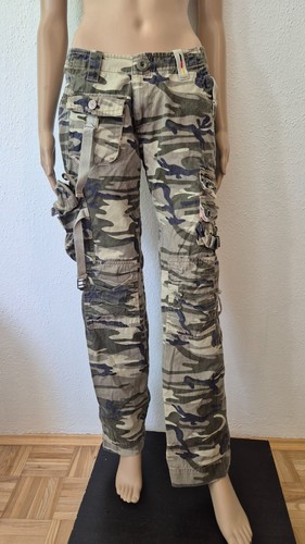 Y2k camouflage cargo - y2k, cargo-hose