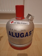 Alugasflasche 6 Kg leer, fast wie neu!