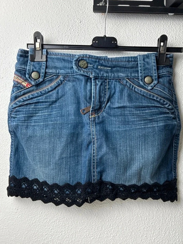 Diesel jeansrock w25 - diesel, blue