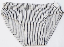 Knaben Slip 2er Set weiß blau