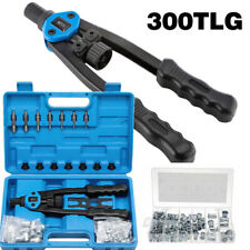 Nietmutternzange Gewinde Nieten Zange Set 300 Nietmuttern M3 M4 M5 M6 M8 M10 M12