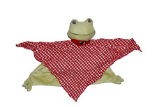 IKEA FROSCH SCHMUSETUCH FABLER GRODA KUSCHELTUCH FROG Schnuffeltuch rot und grün