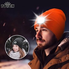 LED Beanie Mütze USB